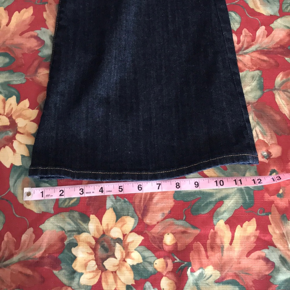 See Thru Soul Flare Dark Wash Jeans - Picture 7 of 8